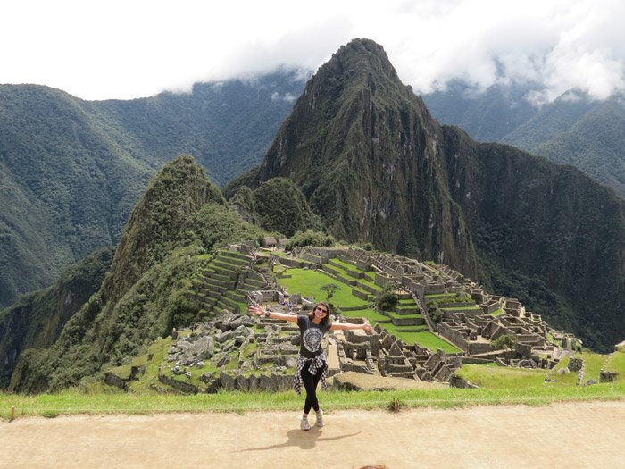 Machu Picchu com sol