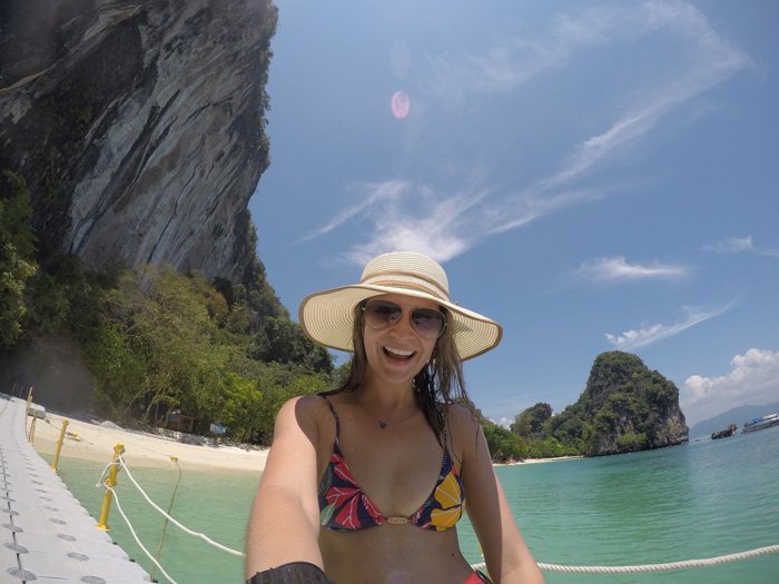 praia na Tailândia