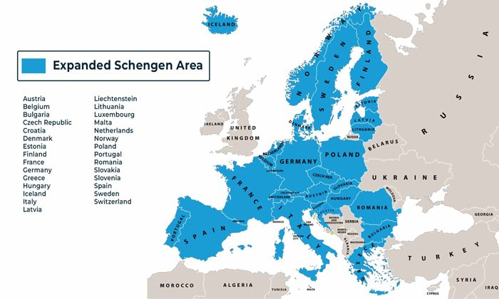 o que é o Espaço Schengen