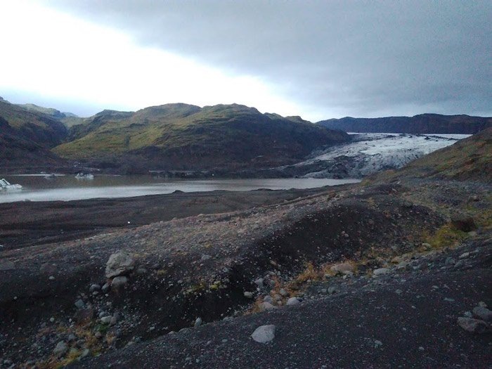 Glaciar Mýrdalsjökull Islândia