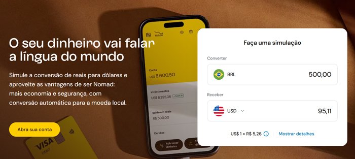 conta Nomad Global é confiável