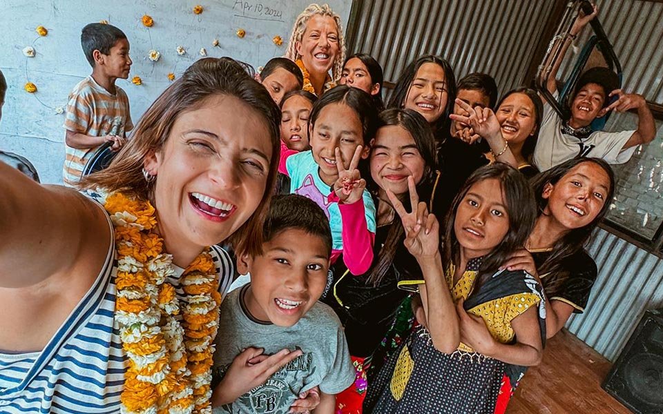 voluntariado no Nepal