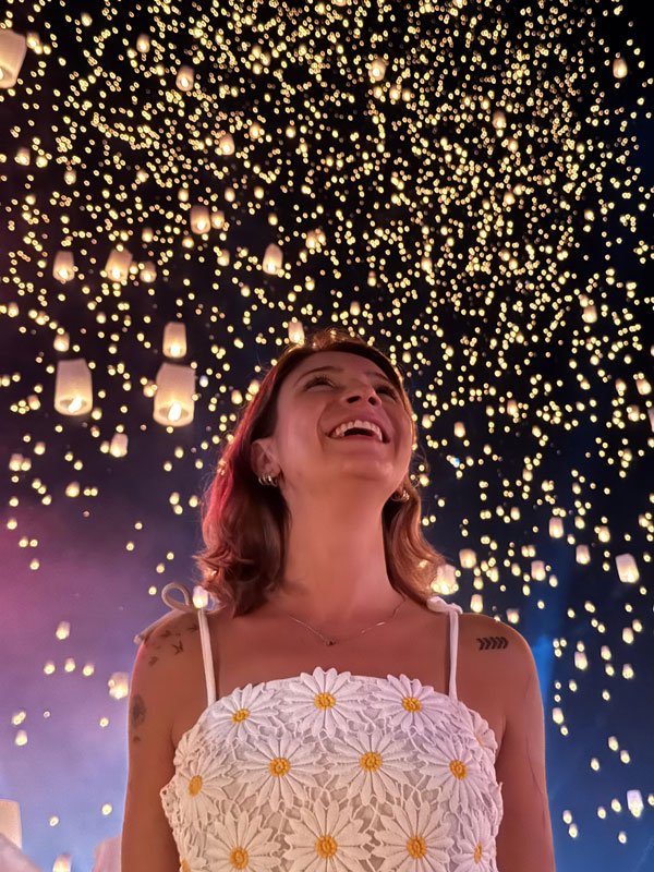 Como é o Festival das Lanternas em Chiang Mai (Yi Peng)