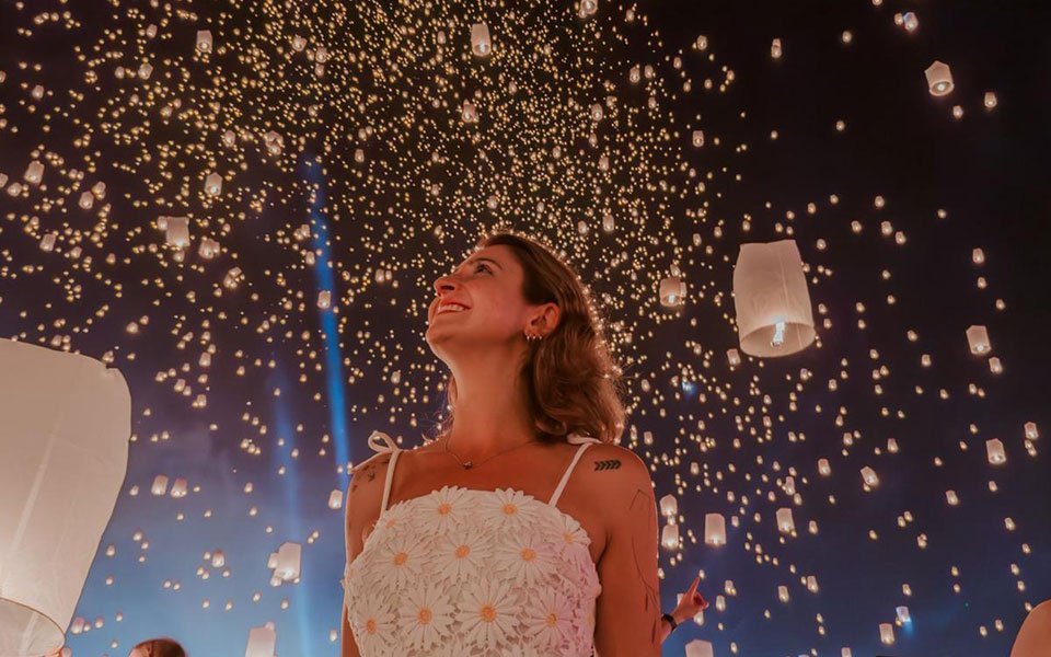 Festival das Lanternas em Chiang Mai